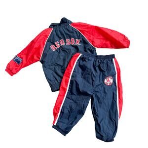 MLB Genuine Merchandise Boston Red Sox 2 pc Windbreaker Set 12M